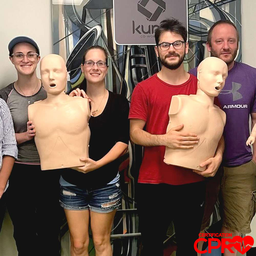 CPR certification training with mannequins in Orlando. Learn life-saving skills from certified instr.